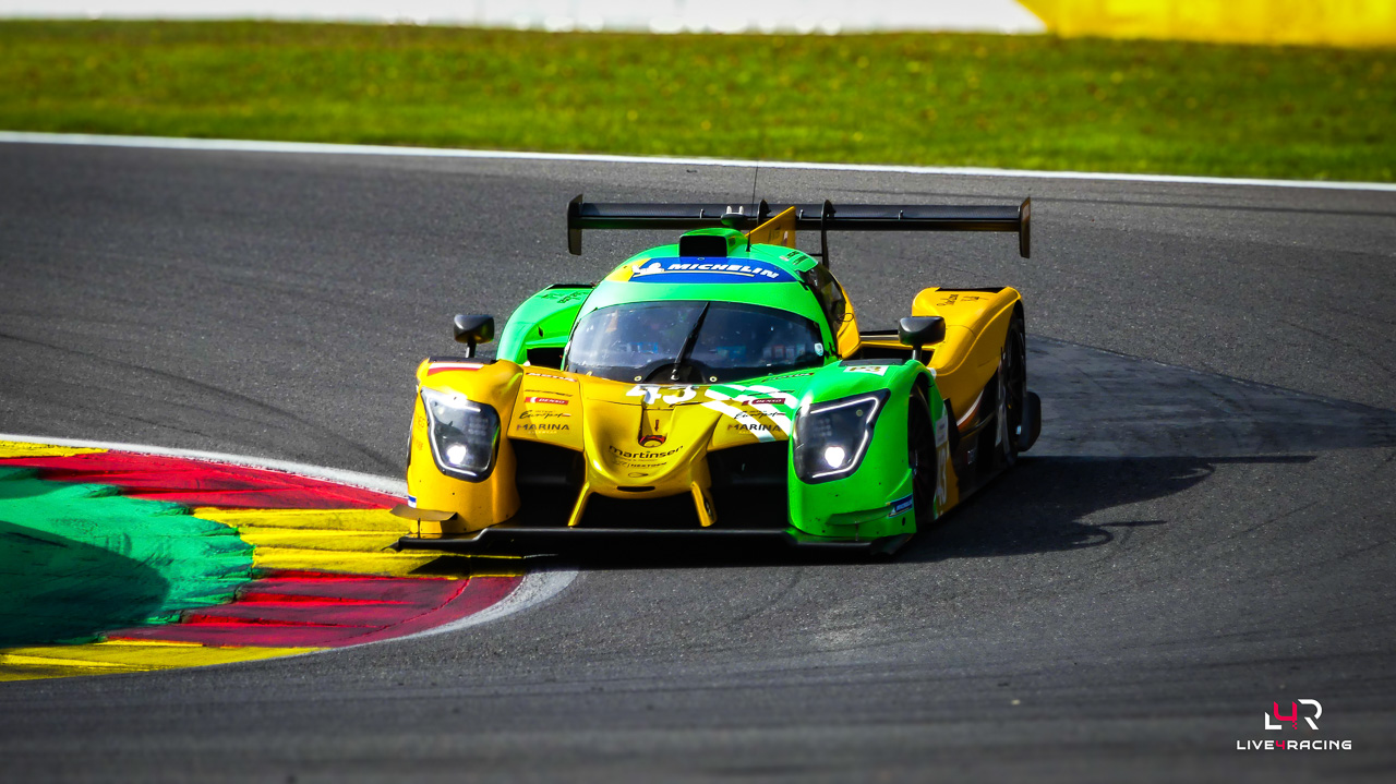 Christian Dannemand Jörgensen and Jonathan Woolridge driving a Ligier JS P325 at 4 hours of Spa Francorchamps 2026.