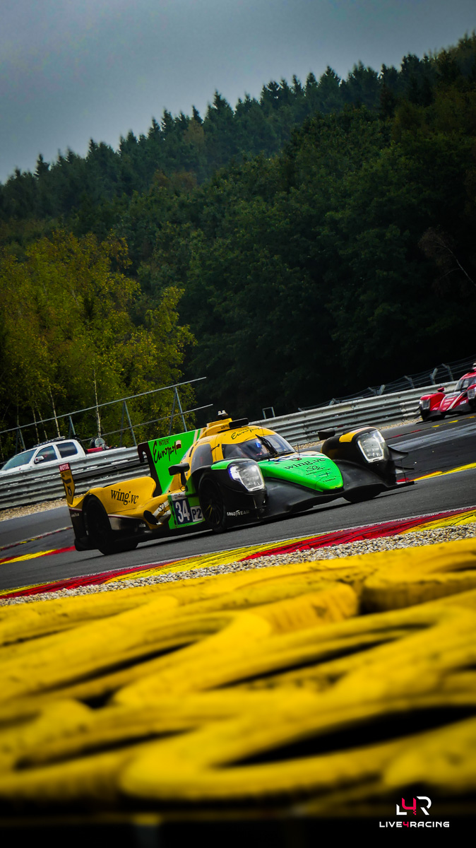 Reshad De Gerus and Bijoy Garg driving an ORECA 07 at 4 hours of Spa Francorchamps 2026.