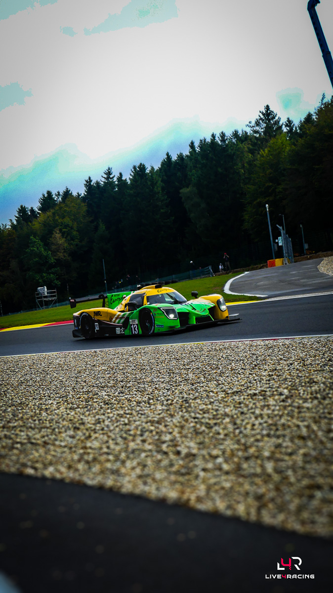 Alexander Bukhantsov, Chun Ting Chou et Henry Cubides Olarte au volant d’une Ligier JS P325 lors de l’épreuve 4 hours of Spa Francorchamps 2026.