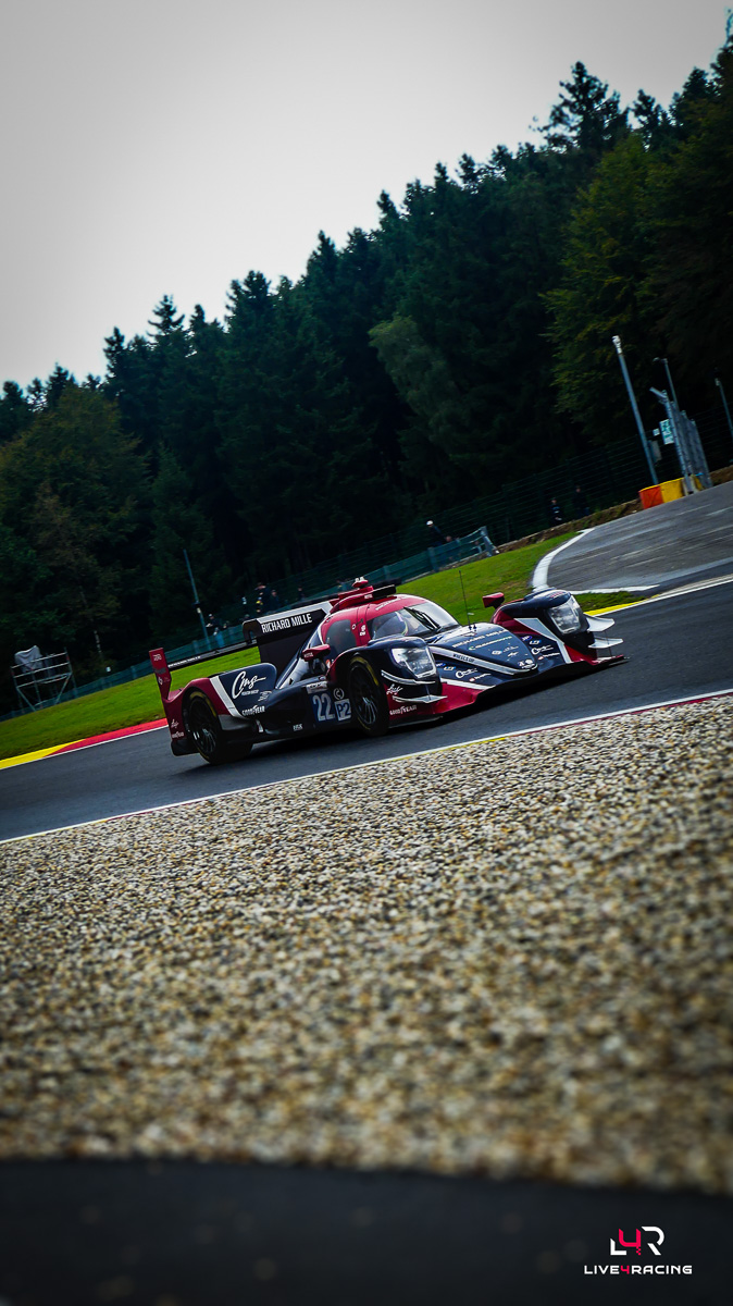 Benjamin Hanley, Griffin Peebles et Grégoire Saucy au volant d’une ORECA 07 lors de l’épreuve 4 hours of Spa Francorchamps 2026.