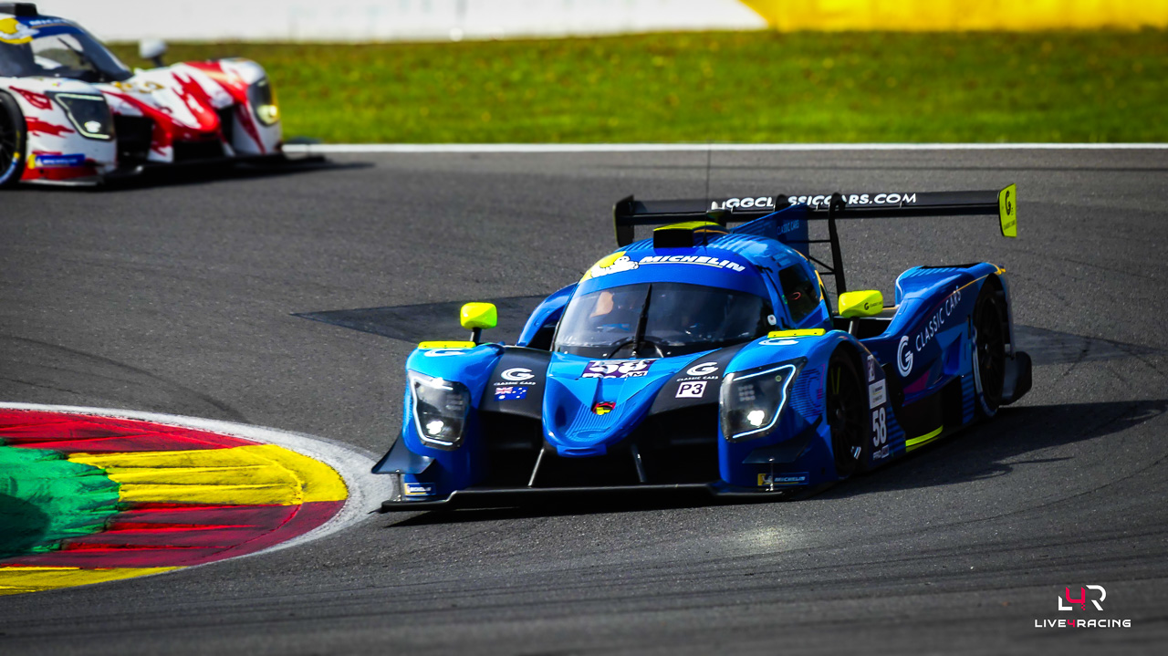 Georges Nakas and Fraser Ross driving a Ligier JS P325 at 4 hours of Spa Francorchamps 2026.