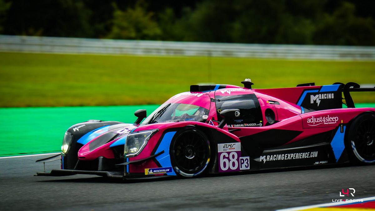Nick Adcock, Alfie Briggs and Thomas Imbourg driving a Ligier JS P325 at 4 hours of Spa Francorchamps 2026.