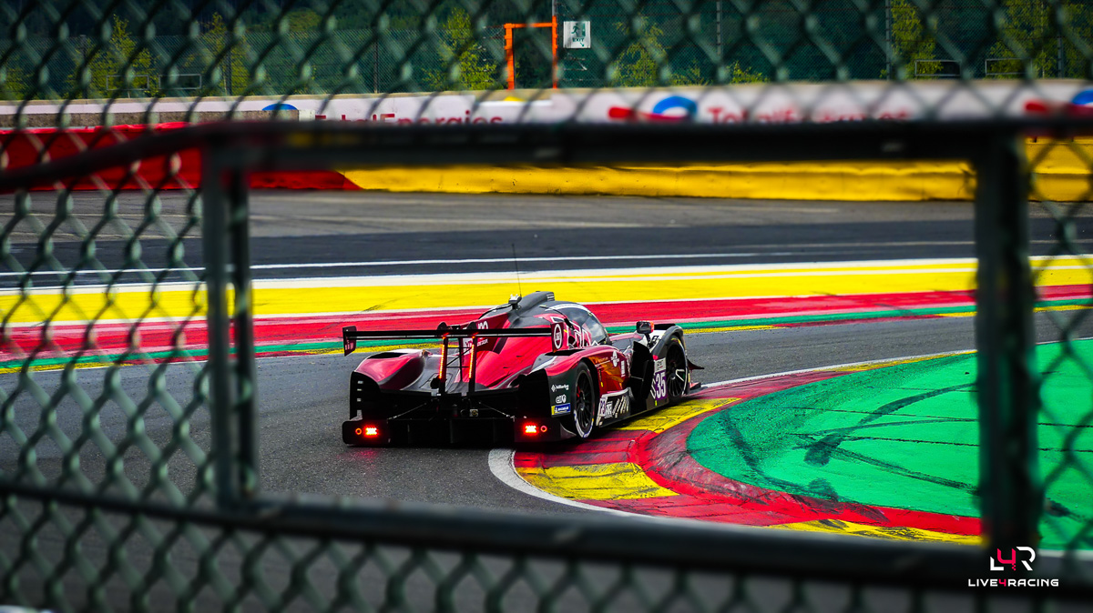 Lucas Fecury, Sebastian Gravlund et Terrence Woodward au volant d’une Ligier JS P325 lors de l’épreuve 4 hours of Spa Francorchamps 2026.