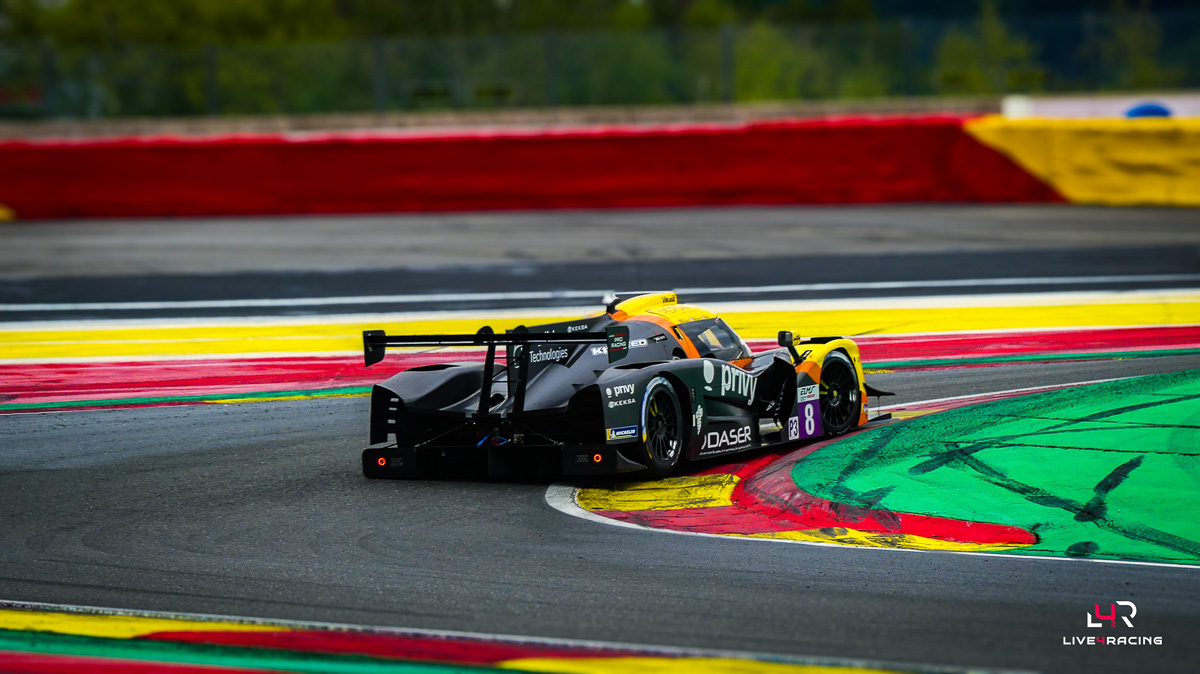Daniel Nogales, Mattéo Quintarelli and Louis Stern driving a Ligier JS P325 at 4 hours of Spa Francorchamps 2026.