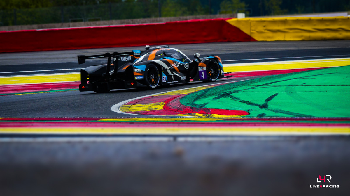 Wyatt Brichacek, Romain Favre et Antti Rammo au volant d’une Ligier JS P325 lors de l’épreuve 4 hours of Spa Francorchamps 2026.