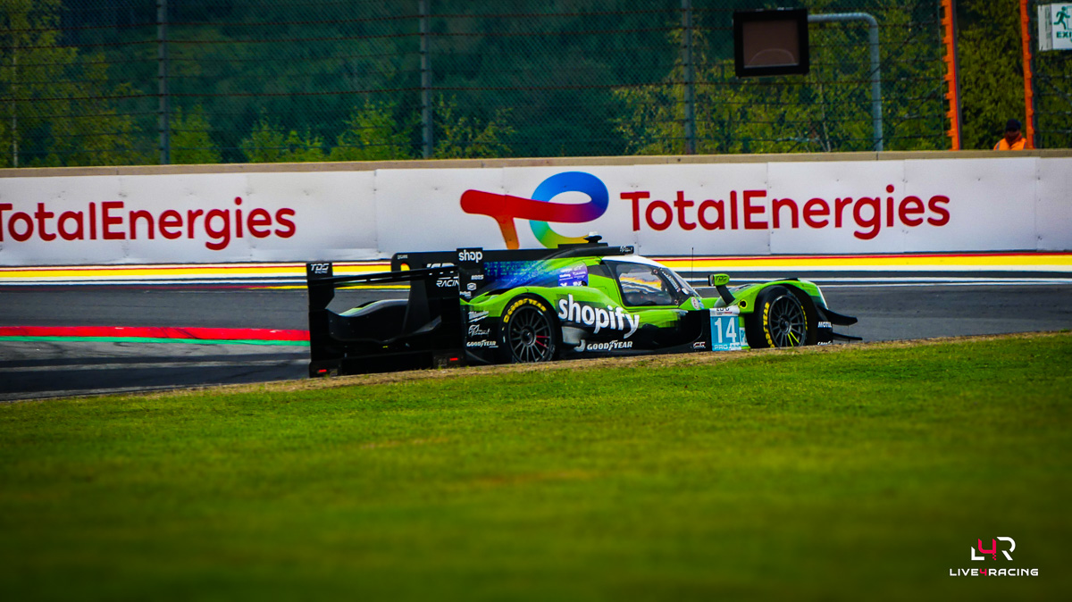 Scott Huffaker II, Sami Meguetounif et Steven Thomas au volant d’une ORECA 07 lors de l’épreuve 4 hours of Spa Francorchamps 2026.
