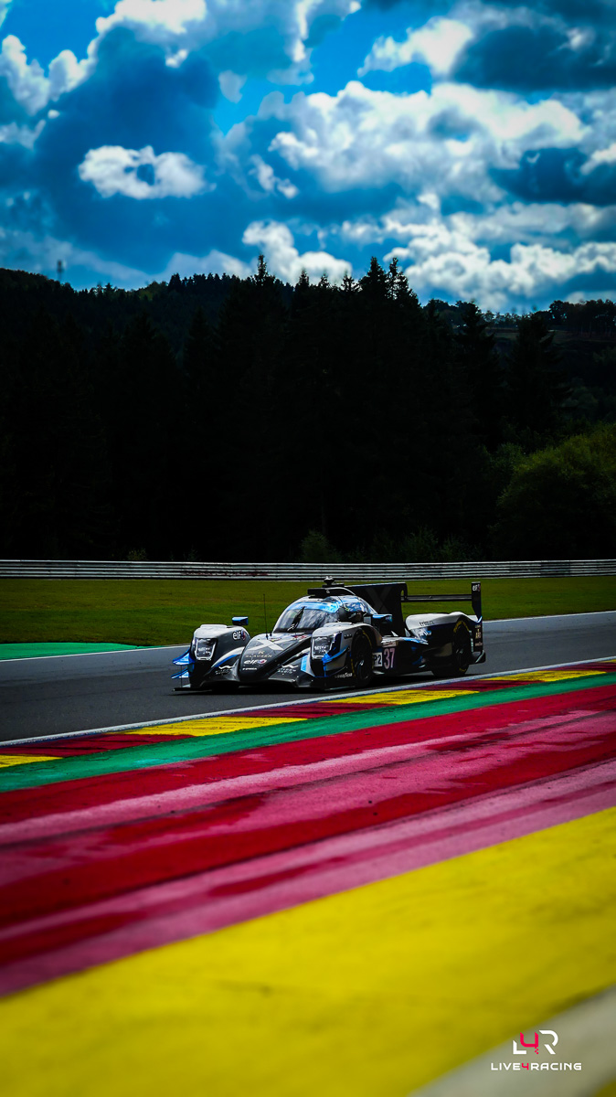 Ian Aguilera, Adrien Closmenil et Theodor Jensen au volant d’une ORECA 07 lors de l’épreuve 4 hours of Spa Francorchamps 2026.