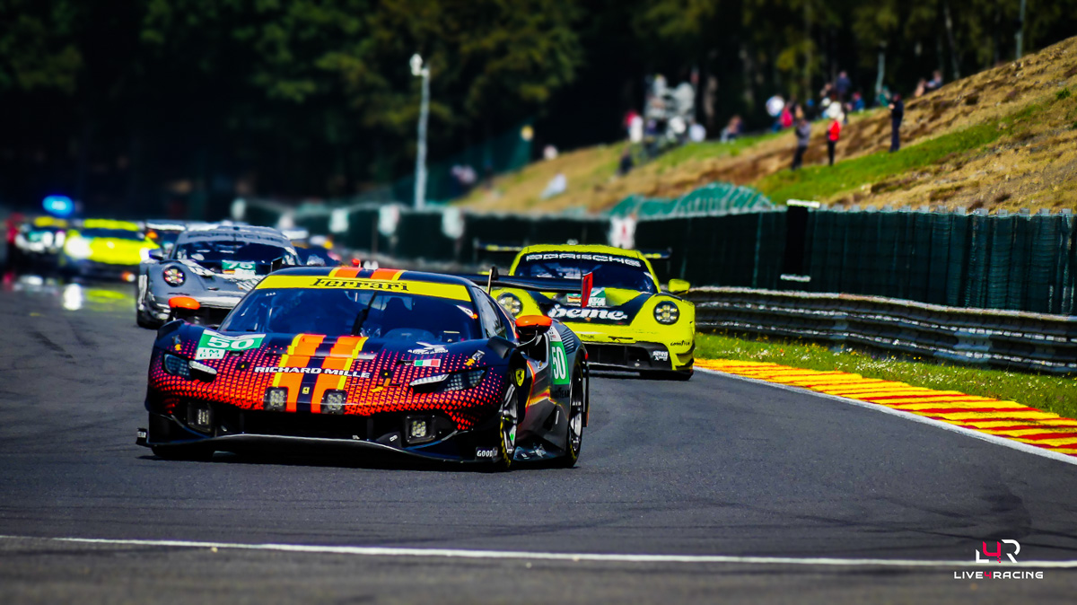 Ferrari 296 LMGT3 Evo of Richard Mille AF Corse at 4 hours of Spa Francorchamps 2026.