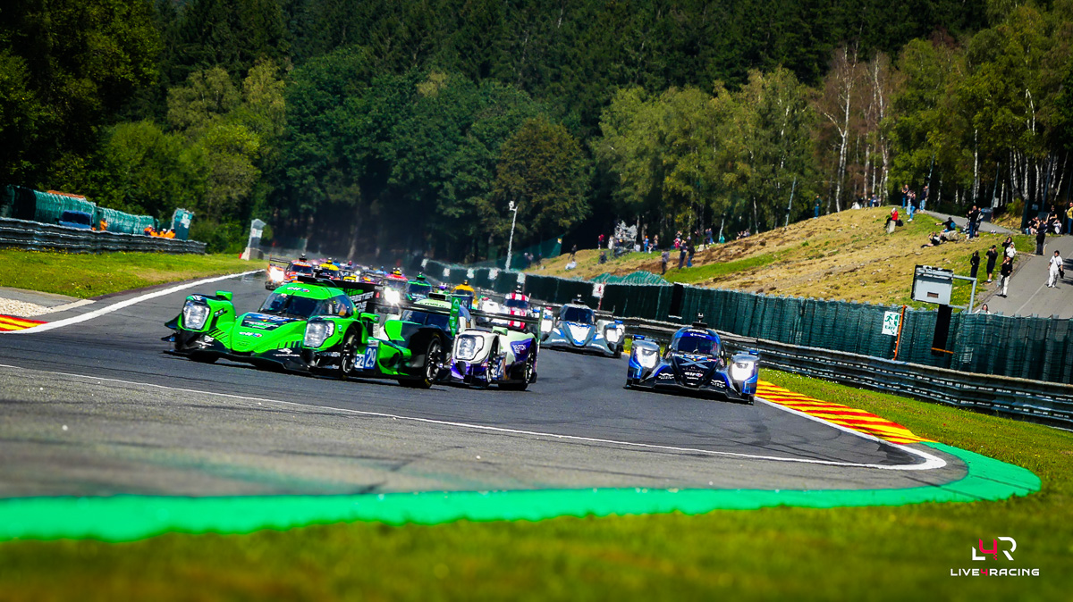 Oliver Gray, Esteban Masson et Louis Rousset au volant d’une ORECA 07 lors de l’épreuve 4 hours of Spa Francorchamps 2026.