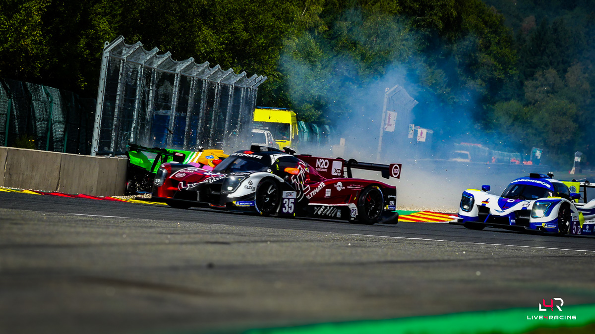 Lucas Fecury, Sebastian Gravlund et Terrence Woodward au volant d’une Ligier JS P325 lors de l’épreuve 4 hours of Spa Francorchamps 2026.