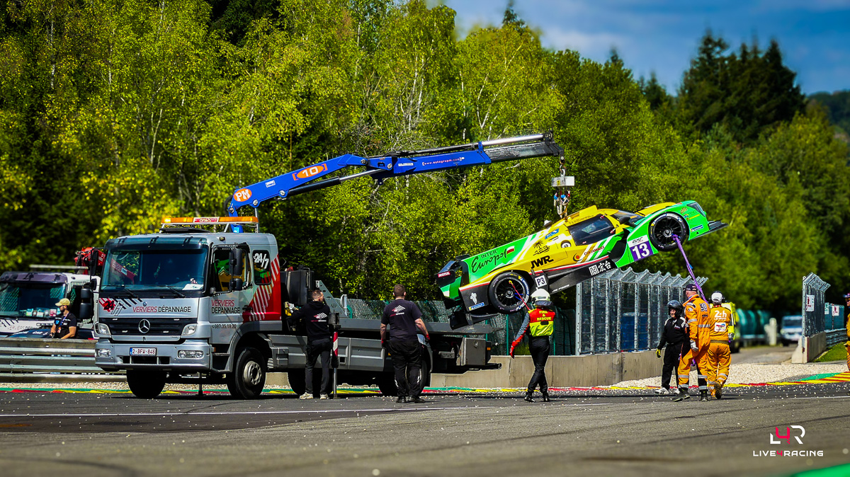 Alexander Bukhantsov, Chun Ting Chou et Henry Cubides Olarte au volant d’une Ligier JS P325 lors de l’épreuve 4 hours of Spa Francorchamps 2026.