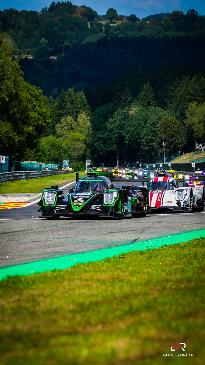 Doriane Pin, Giorgio Roda et Richard Verschoor au volant d’une ORECA 07 lors de l’épreuve 4 hours of Spa Francorchamps 2026.