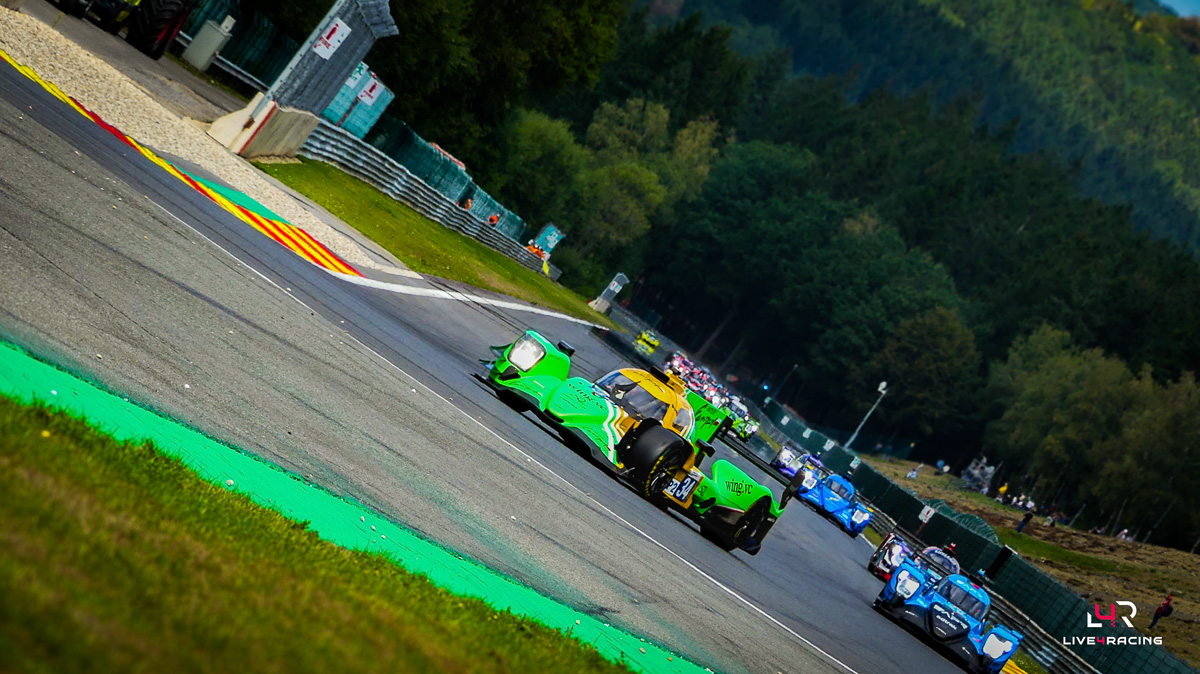 Reshad De Gerus and Bijoy Garg driving an ORECA 07 at 4 hours of Spa Francorchamps 2026.