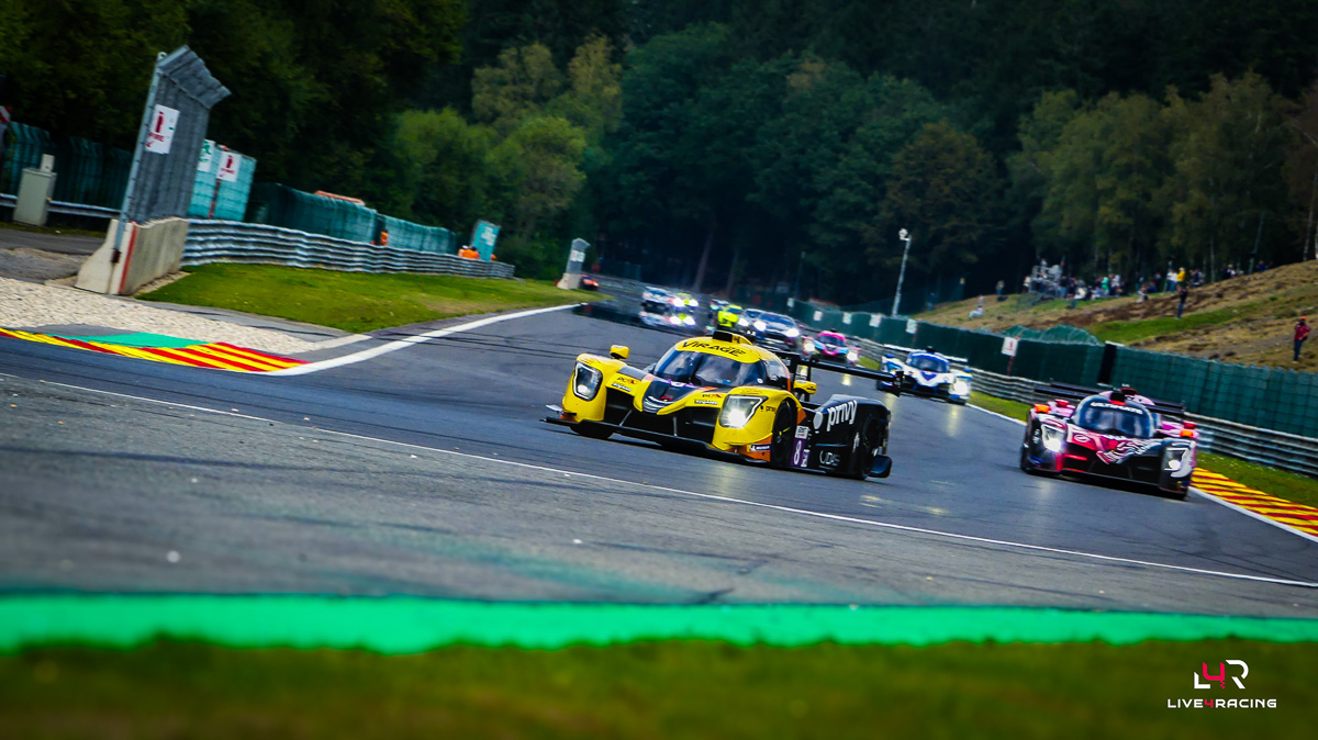 Daniel Nogales, Mattéo Quintarelli and Louis Stern driving a Ligier JS P325 at 4 hours of Spa Francorchamps 2026.