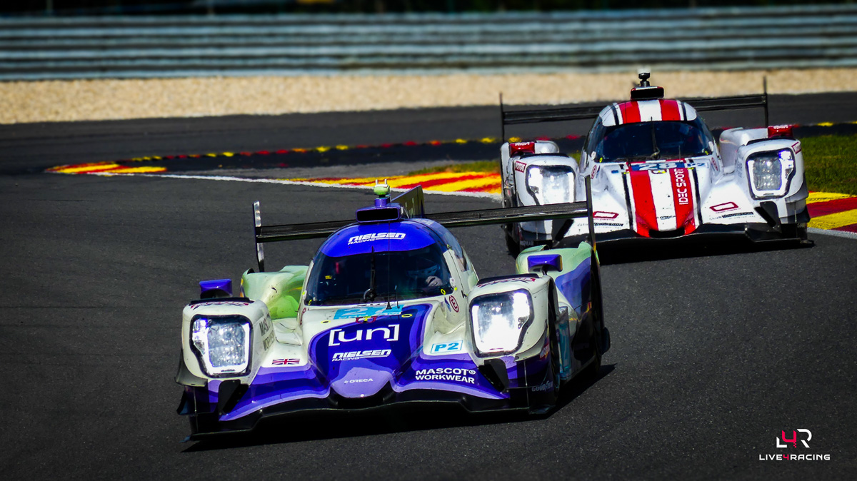 James Allen, Kriton Lentoudis et Alex Quinn au volant d’une ORECA 07 lors de l’épreuve 4 hours of Spa Francorchamps 2026.