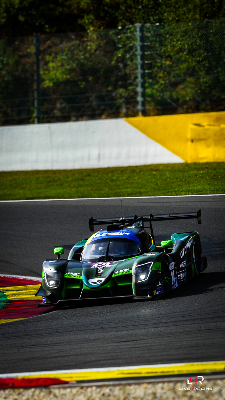 Christian Gisy and Oskar Kristensen driving a Ligier JS P325 at 4 hours of Spa Francorchamps 2026.