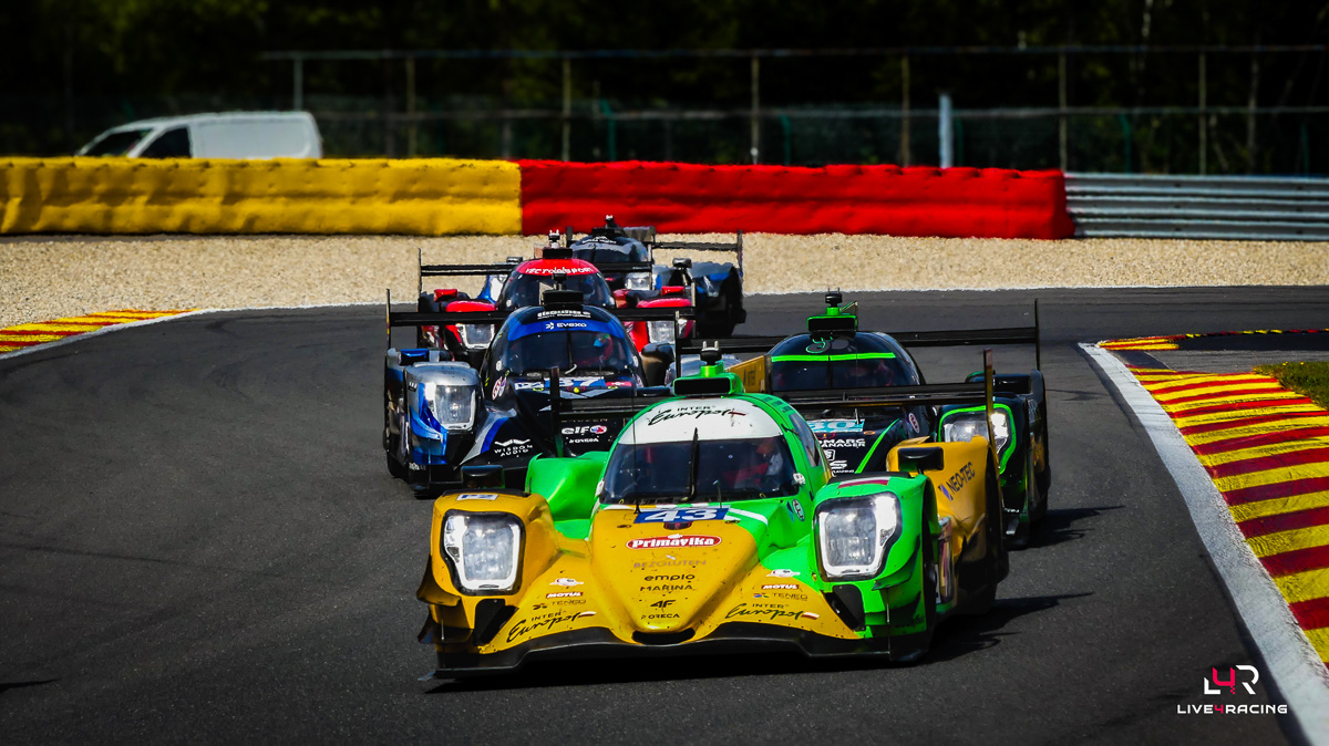 Tom Dillmann, Jakub Smiechowski and Nicholas Yelloly driving an ORECA 07 at 4 hours of Spa Francorchamps 2026.