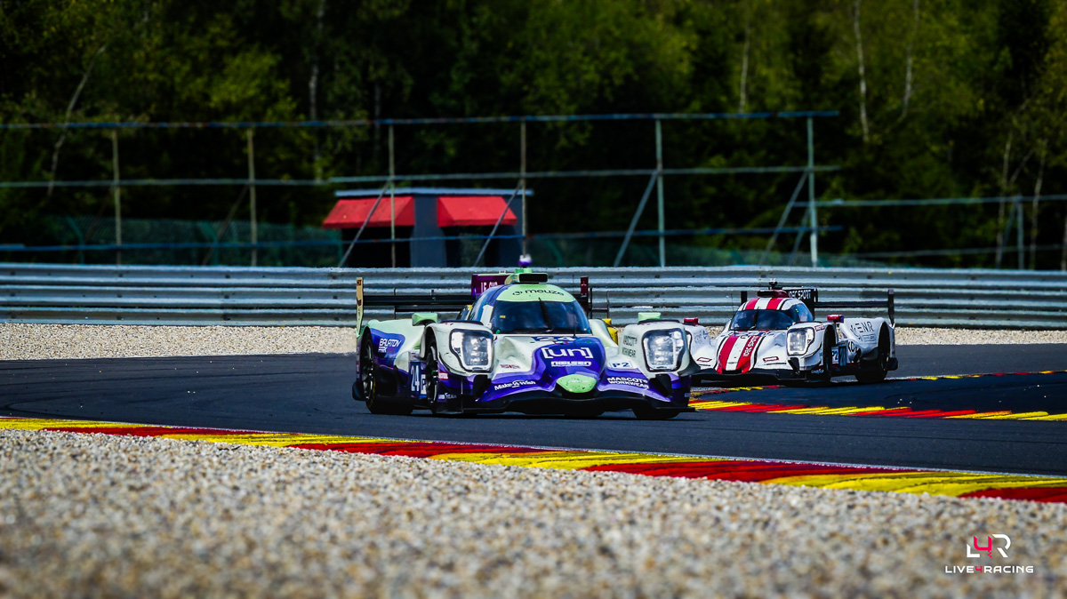 Jack Doohan, Roy Nissany et Edward Pearson au volant d’une ORECA 07 lors de l’épreuve 4 hours of Spa Francorchamps 2026.