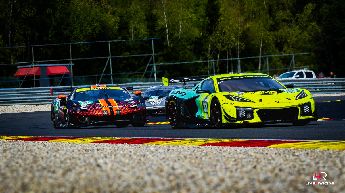 Corvette Z06 LMGT3.R of TF Sport at 4 hours of Spa Francorchamps 2026.