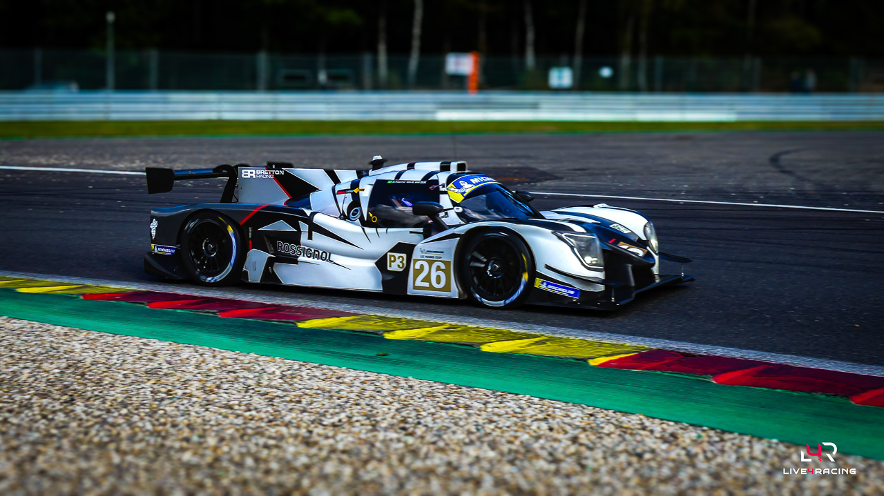 Bruno Ribeiro and Mitchell Van Dijk driving a Ligier JS P325 at 4 hours of Spa Francorchamps 2026.