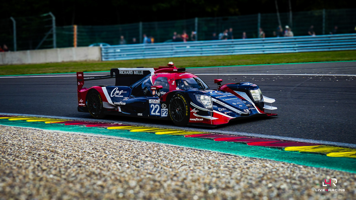 Benjamin Hanley, Griffin Peebles et Grégoire Saucy au volant d’une ORECA 07 lors de l’épreuve 4 hours of Spa Francorchamps 2026.
