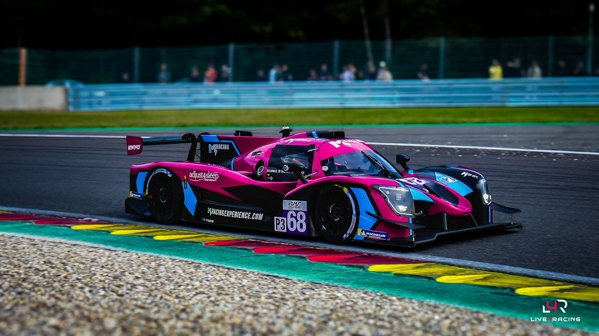 Nick Adcock, Alfie Briggs et Thomas Imbourg au volant d’une Ligier JS P325 lors de l’épreuve 4 hours of Spa Francorchamps 2026.
