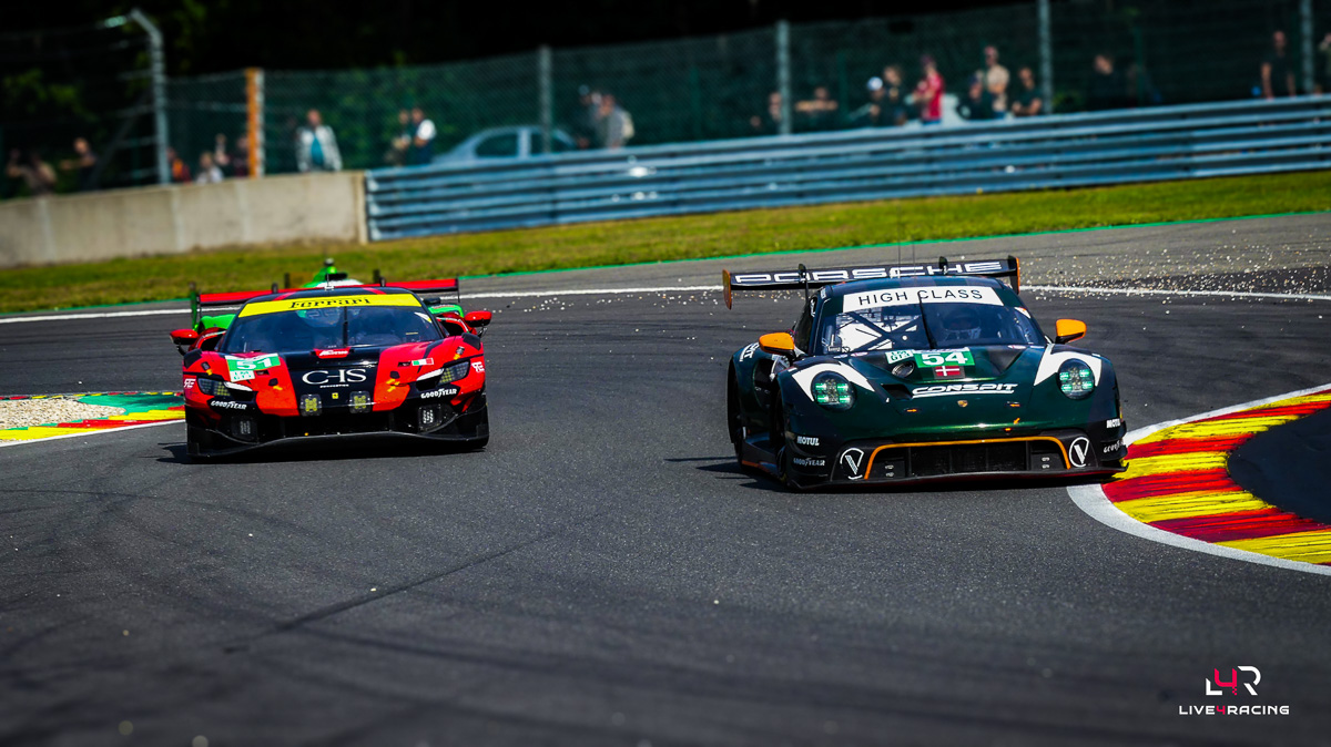 Ferrari 296 LMGT3 Evo of AF Corse at 4 hours of Spa Francorchamps 2026.