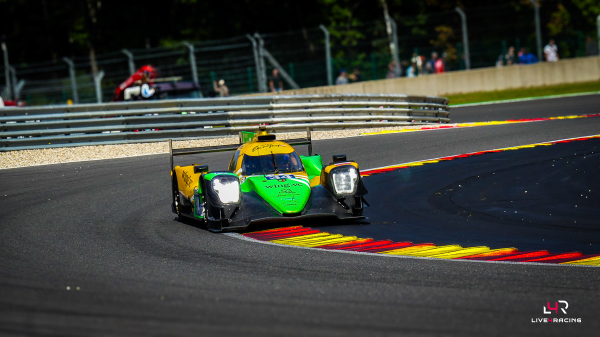 Reshad De Gerus and Bijoy Garg driving an ORECA 07 at 4 hours of Spa Francorchamps 2026.