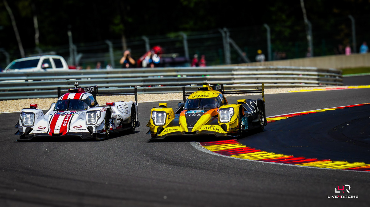 Paul-Loup Chatin, Paul Lafargue and Job Van Uitert driving an ORECA 07 at 4 hours of Spa Francorchamps 2026.