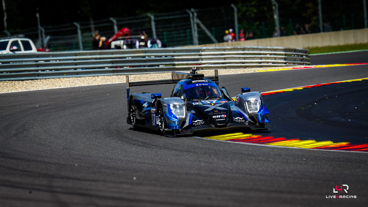 Ian Aguilera, Adrien Closmenil et Theodor Jensen au volant d’une ORECA 07 lors de l’épreuve 4 hours of Spa Francorchamps 2026.