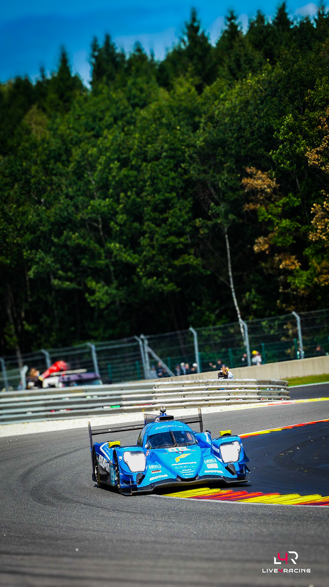 Rene Binder, Horst Felix Felbermayr and Horst Felbermayr driving an ORECA 07 at 4 hours of Spa Francorchamps 2026.