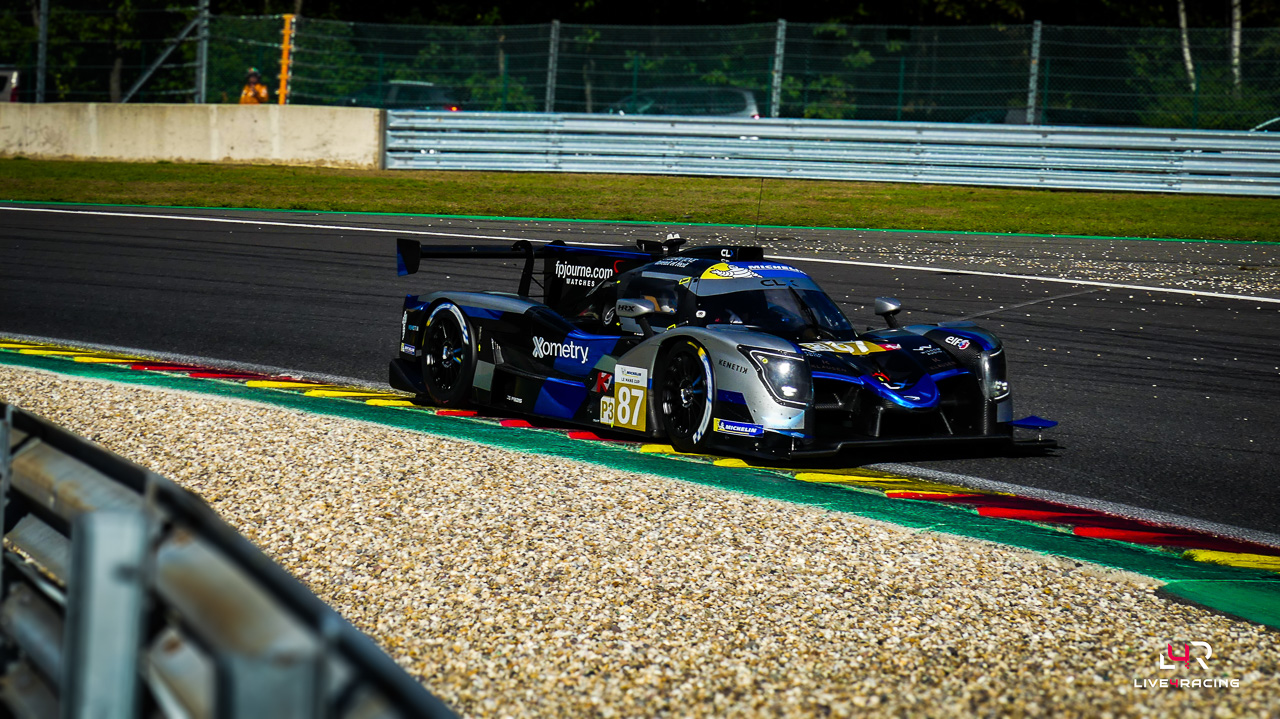 Alexander Jacoby and Kevin Rabin driving a Ligier JS P325 at 4 hours of Spa Francorchamps 2026.
