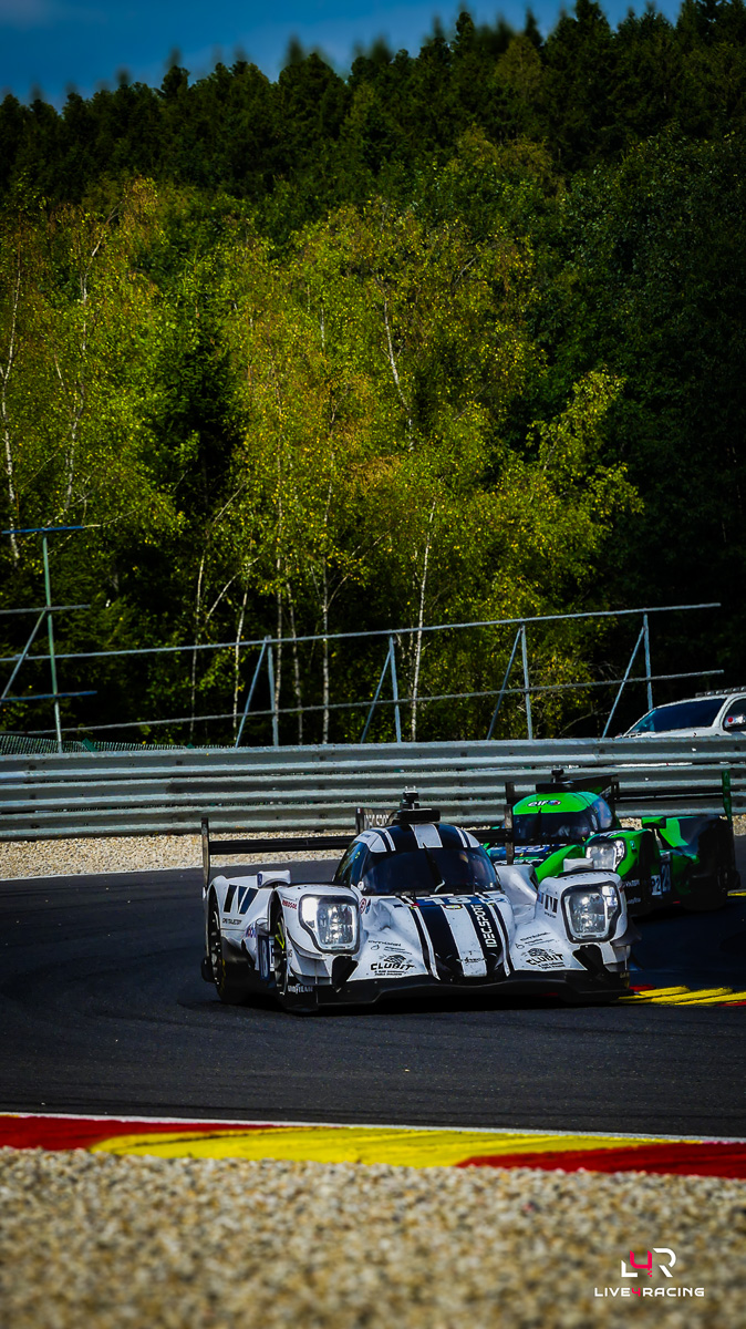 Jamie Chadwick, Laurents Hörr and Valerio Rinicella driving an ORECA 07 at 4 hours of Spa Francorchamps 2026.