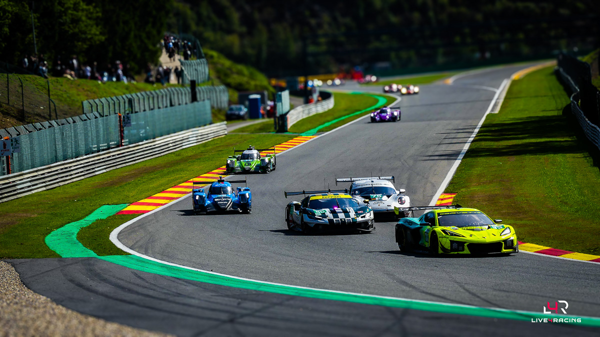 Corvette Z06 LMGT3.R de l’écurie TF Sport lors de l’épreuve 4 hours of Spa Francorchamps 2026.