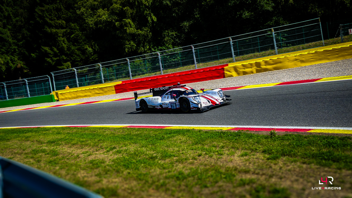 Paul-Loup Chatin, Paul Lafargue and Job Van Uitert driving an ORECA 07 at 4 hours of Spa Francorchamps 2026.