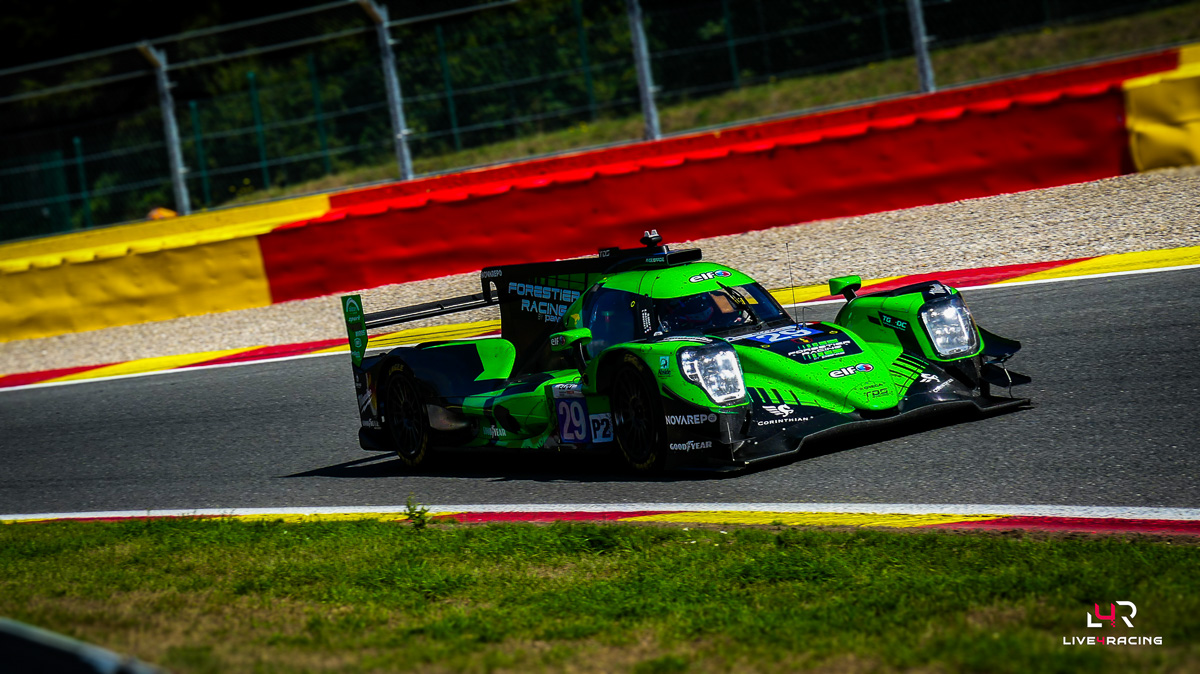 Oliver Gray, Esteban Masson et Louis Rousset au volant d’une ORECA 07 lors de l’épreuve 4 hours of Spa Francorchamps 2026.