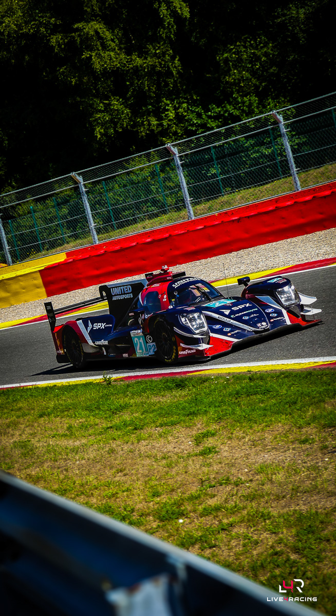 Oliver Jarvis, Marino Sato and Daniel Schneider driving an ORECA 07 at 4 hours of Spa Francorchamps 2026.