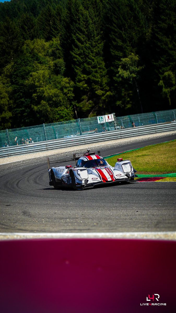 Paul-Loup Chatin, Paul Lafargue and Job Van Uitert driving an ORECA 07 at 4 hours of Spa Francorchamps 2026.