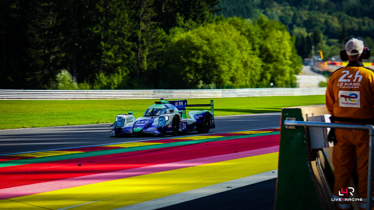 Jack Doohan, Roy Nissany et Edward Pearson au volant d’une ORECA 07 lors de l’épreuve 4 hours of Spa Francorchamps 2026.