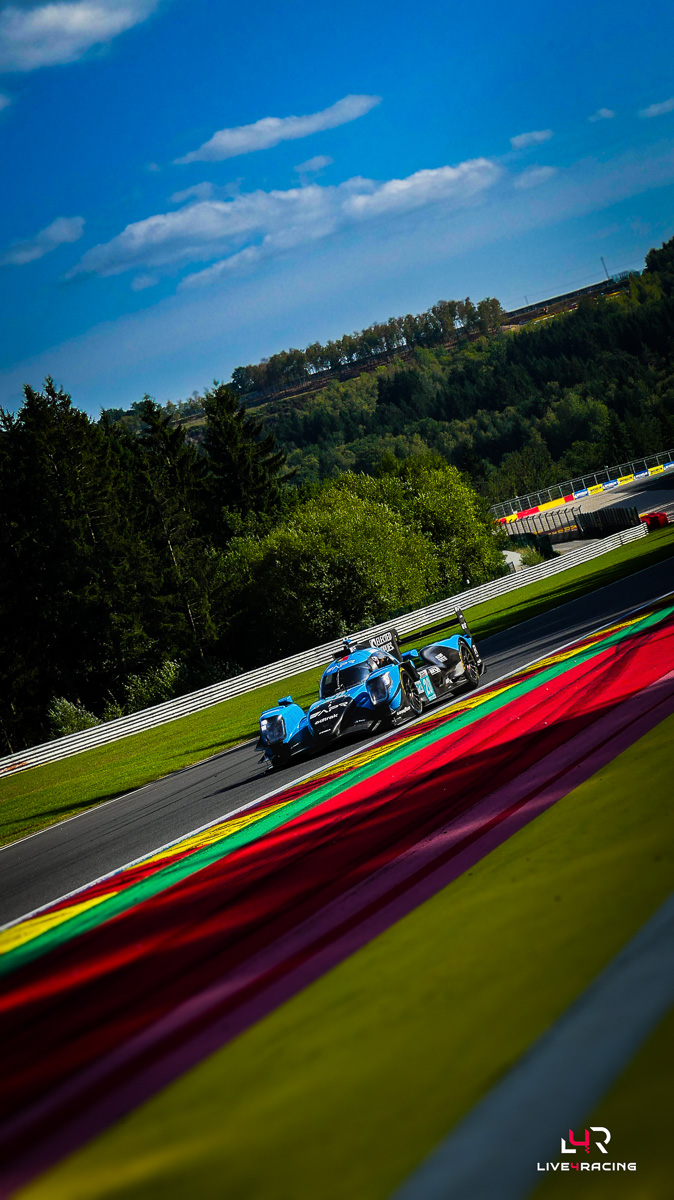 Malthe Jakobsen, Michael Jensen and Enzo Trulli driving an ORECA 07 at 4 hours of Spa Francorchamps 2026.