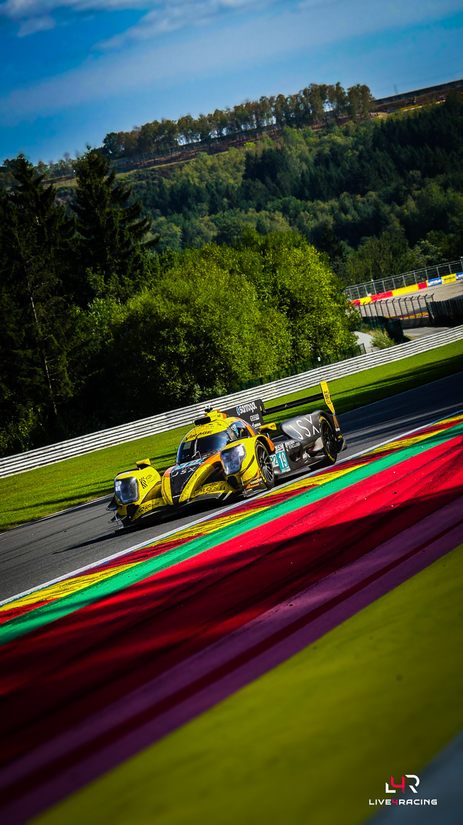 Manuel Espírito Santo, John Falb and Rik Koen driving an ORECA 07 at 4 hours of Spa Francorchamps 2026.