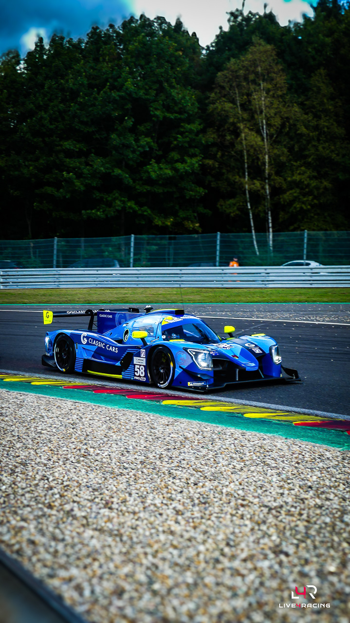Georges Nakas and Fraser Ross driving a Ligier JS P325 at 4 hours of Spa Francorchamps 2026.