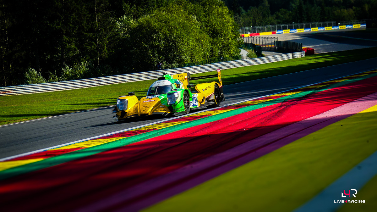 Tom Dillmann, Jakub Smiechowski and Nicholas Yelloly driving an ORECA 07 at 4 hours of Spa Francorchamps 2026.