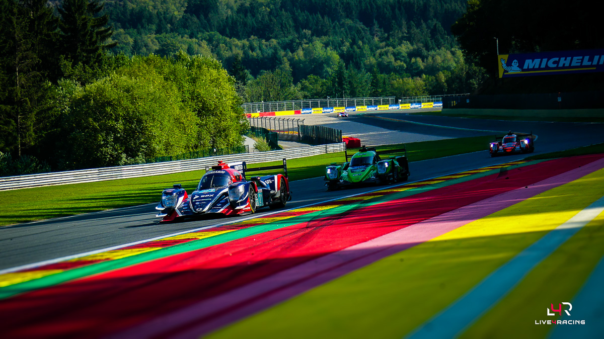 Scott Huffaker II, Sami Meguetounif et Steven Thomas au volant d’une ORECA 07 lors de l’épreuve 4 hours of Spa Francorchamps 2026.