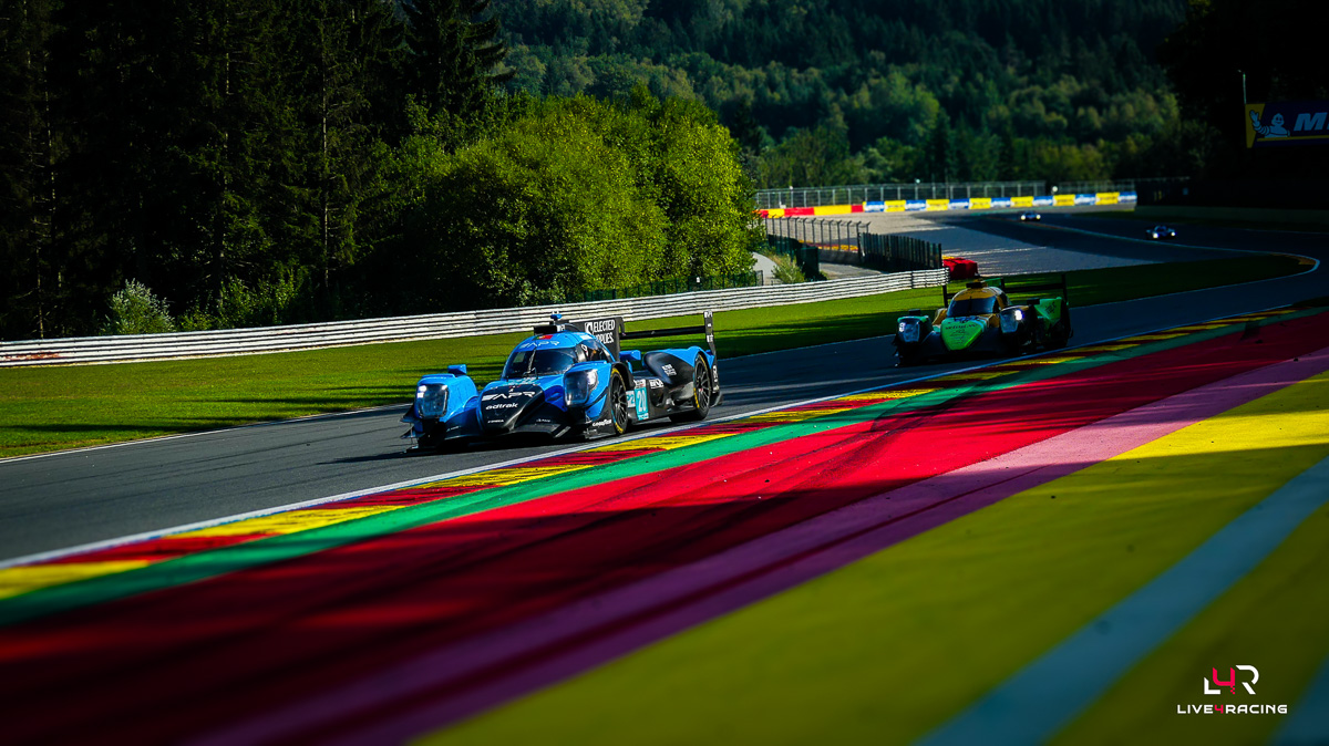 Malthe Jakobsen, Michael Jensen et Enzo Trulli au volant d’une ORECA 07 lors de l’épreuve 4 hours of Spa Francorchamps 2026.