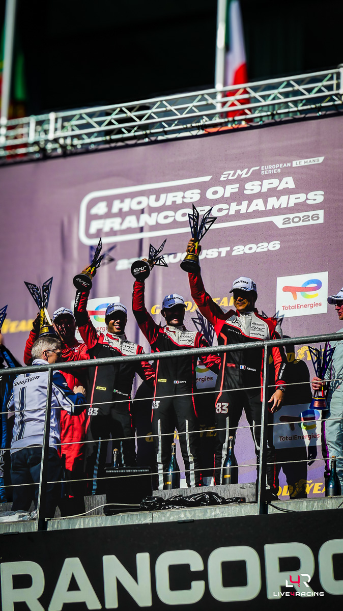 Antonio Fuoco, François Perrodo and Matthieu Vaxivière driving an ORECA 07 at 4 hours of Spa Francorchamps 2026.