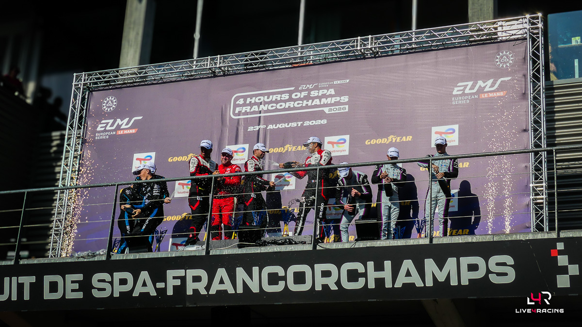 Antonio Fuoco, François Perrodo and Matthieu Vaxivière driving an ORECA 07 at 4 hours of Spa Francorchamps 2026.