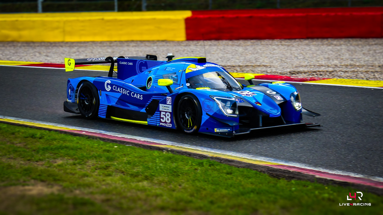 Georges Nakas et Fraser Ross au volant d’une Ligier JS P325 lors de l’épreuve 4 hours of Spa Francorchamps 2026.