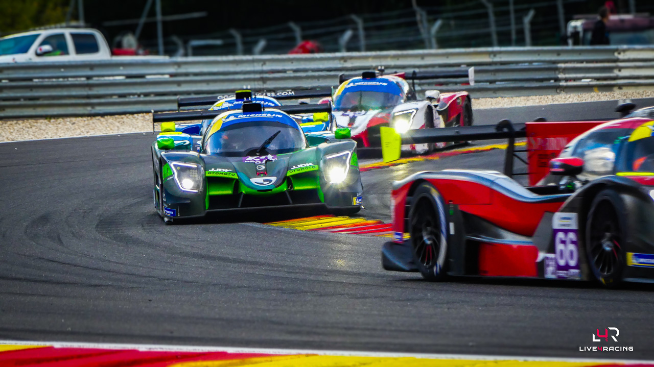 Christian Gisy and Oskar Kristensen driving a Ligier JS P325 at 4 hours of Spa Francorchamps 2026.