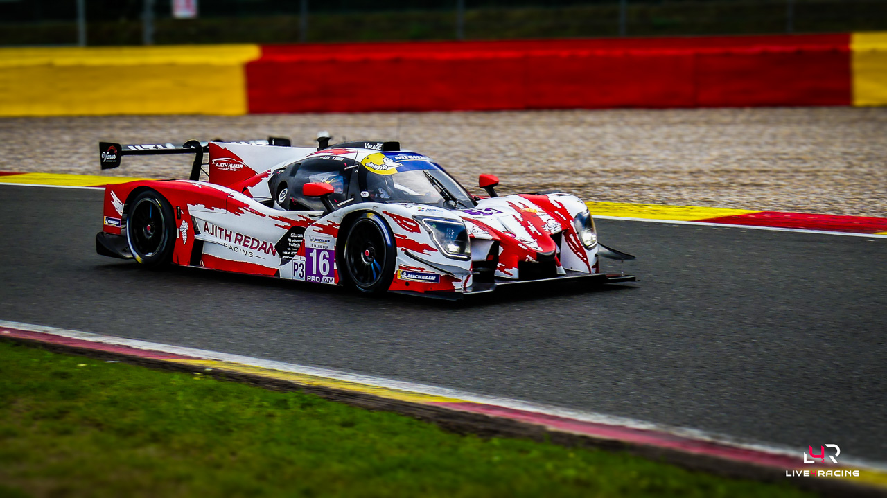 Ajith Kumar et Romain Vozniak au volant d’une Ligier JS P325 lors de l’épreuve 4 hours of Spa Francorchamps 2026.